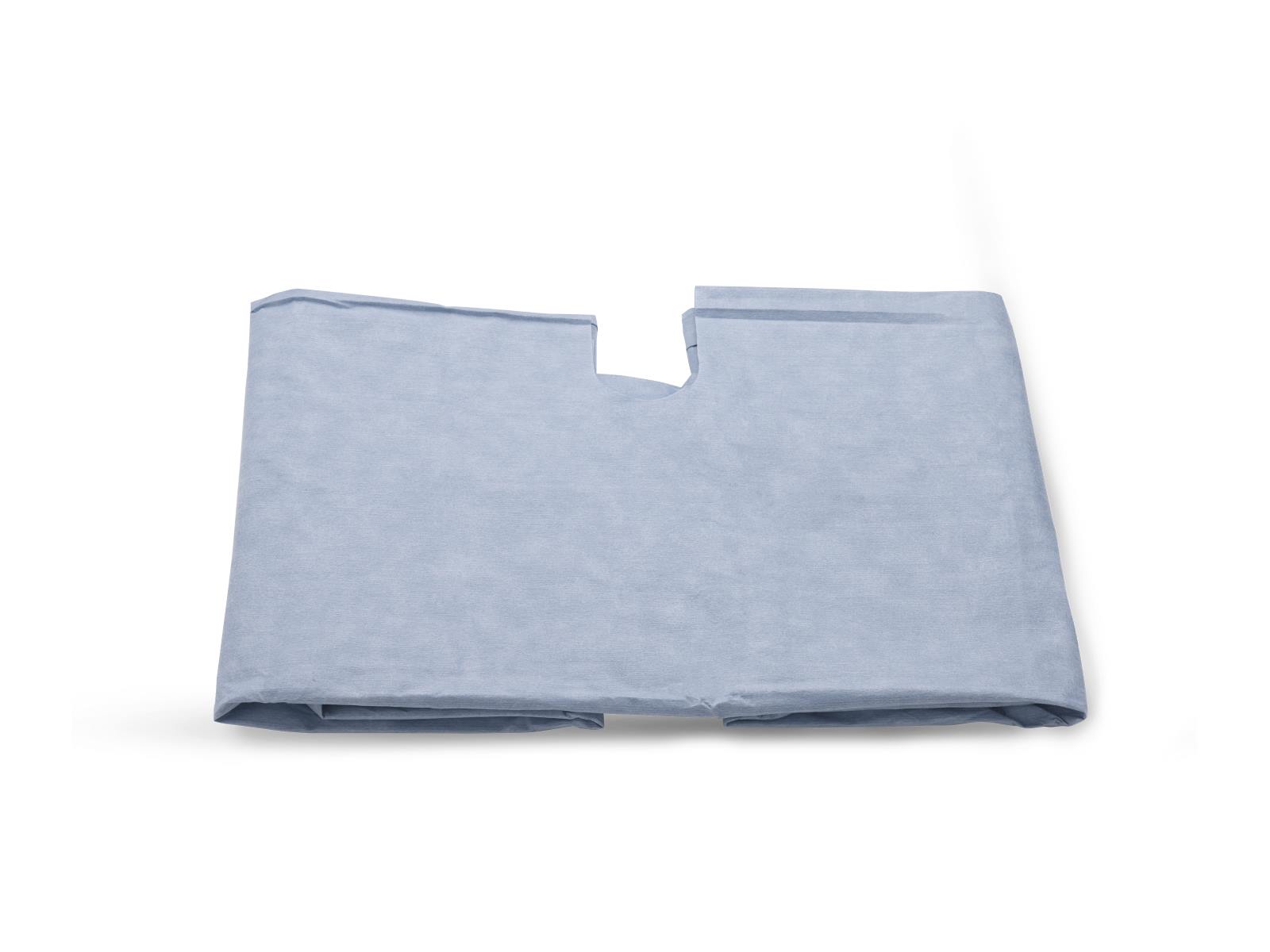Abdecktuch Spunlace steril mit U-Ausschnitt
