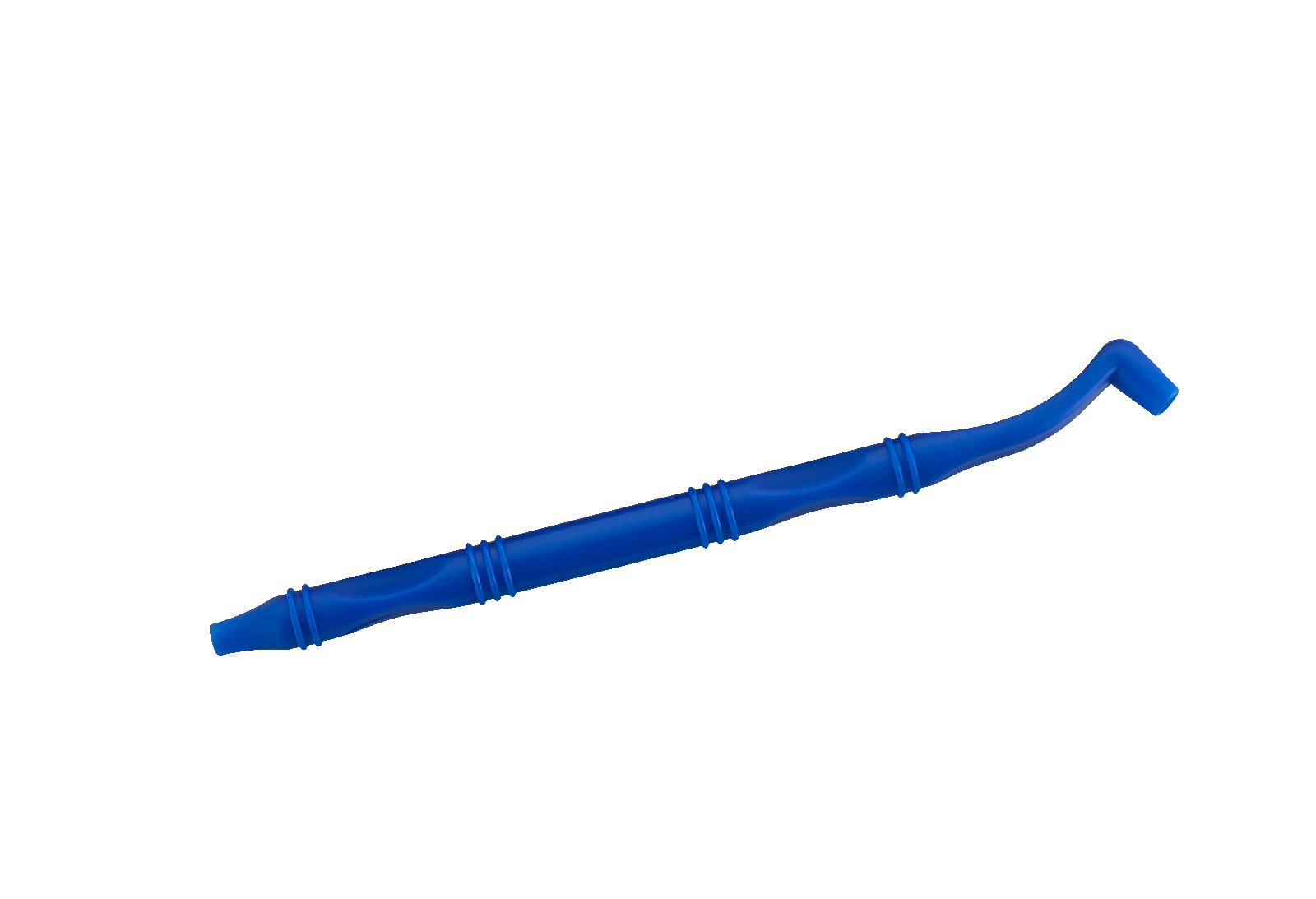 Blauer Halter für Micropinsel gerade und abgewinkelt