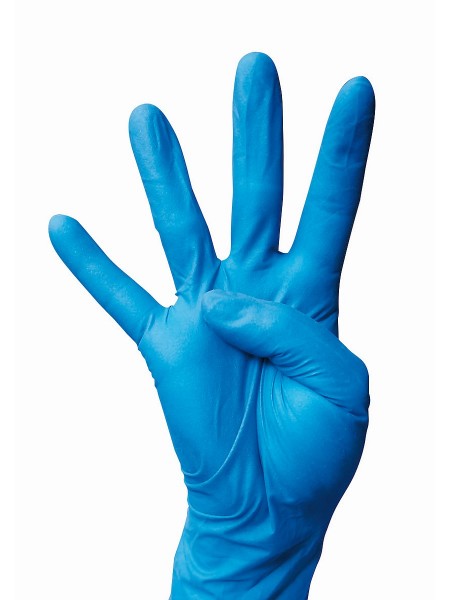 Monoart Einmalhandschuhe Nitril blau